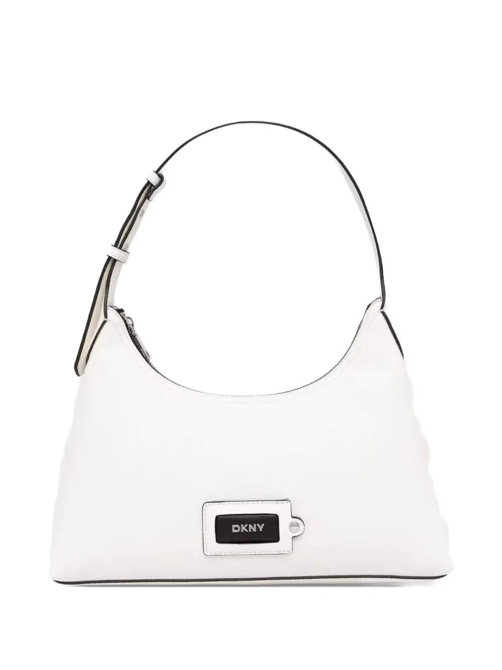 DKNYlogo-patch shoulder bag