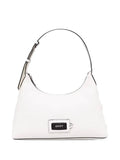 DKNYlogo-patch shoulder bag