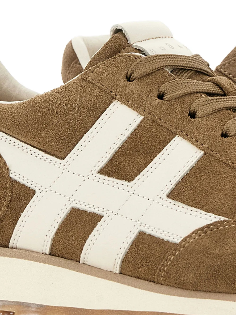 Hogan H-Detail Suede Sneakers