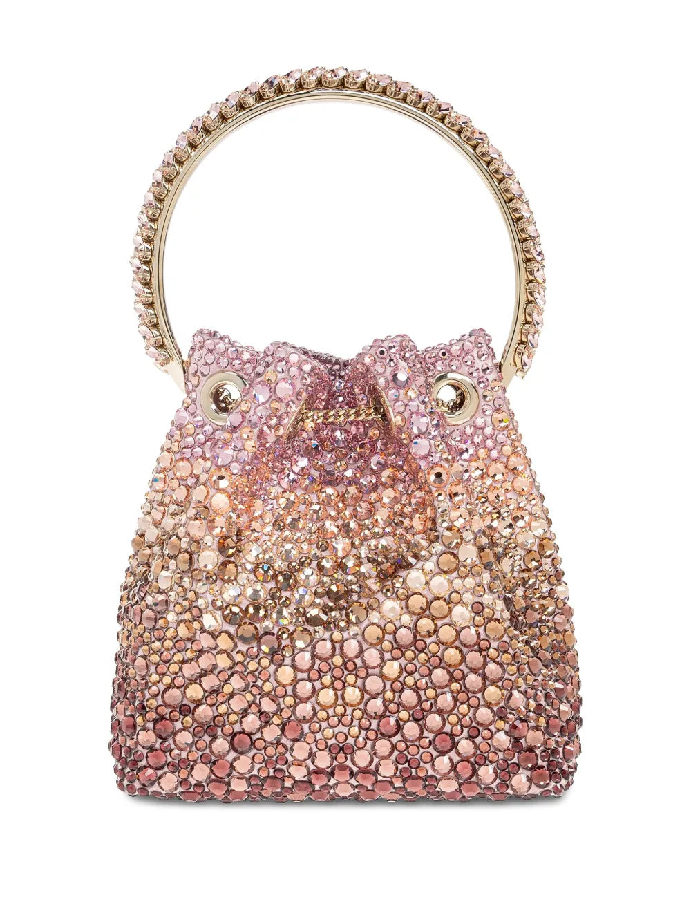 Jimmy ChooBon Bon crystal satin bag