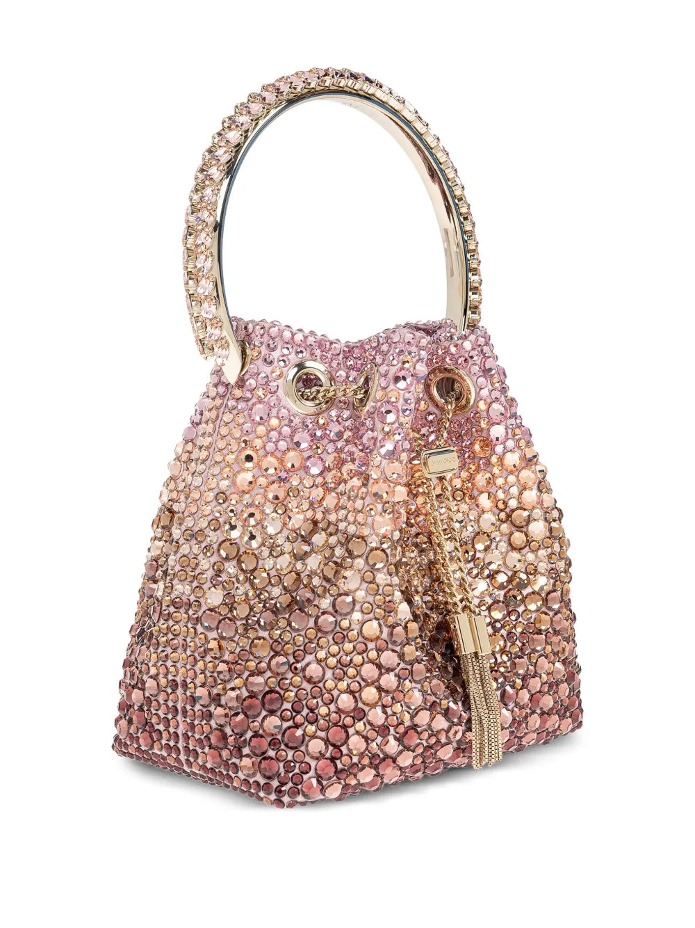 Jimmy ChooBon Bon crystal satin bag
