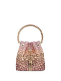 Jimmy ChooBon Bon crystal satin bag