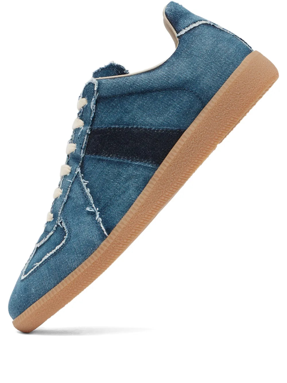 Maison Margiela Ripped Replica Lace-Up Sneakers