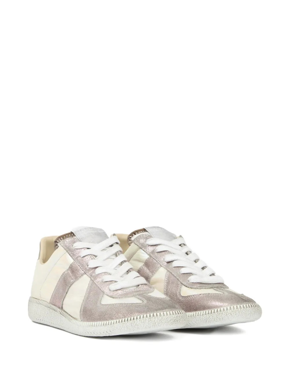 Maison Margiela Metallic Leather Sneakers