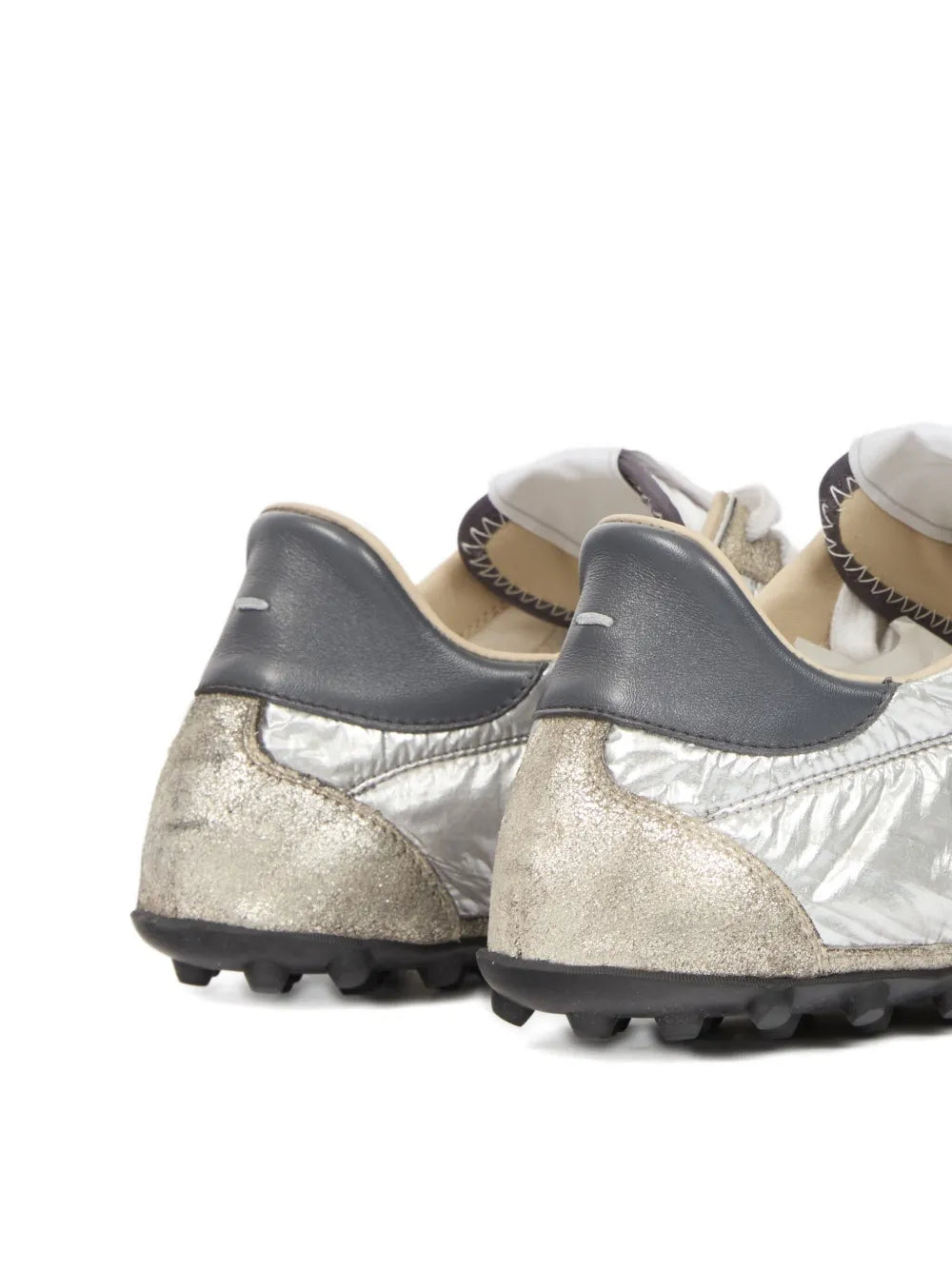 Maison Margiela Metallic Low-Top Sneakers