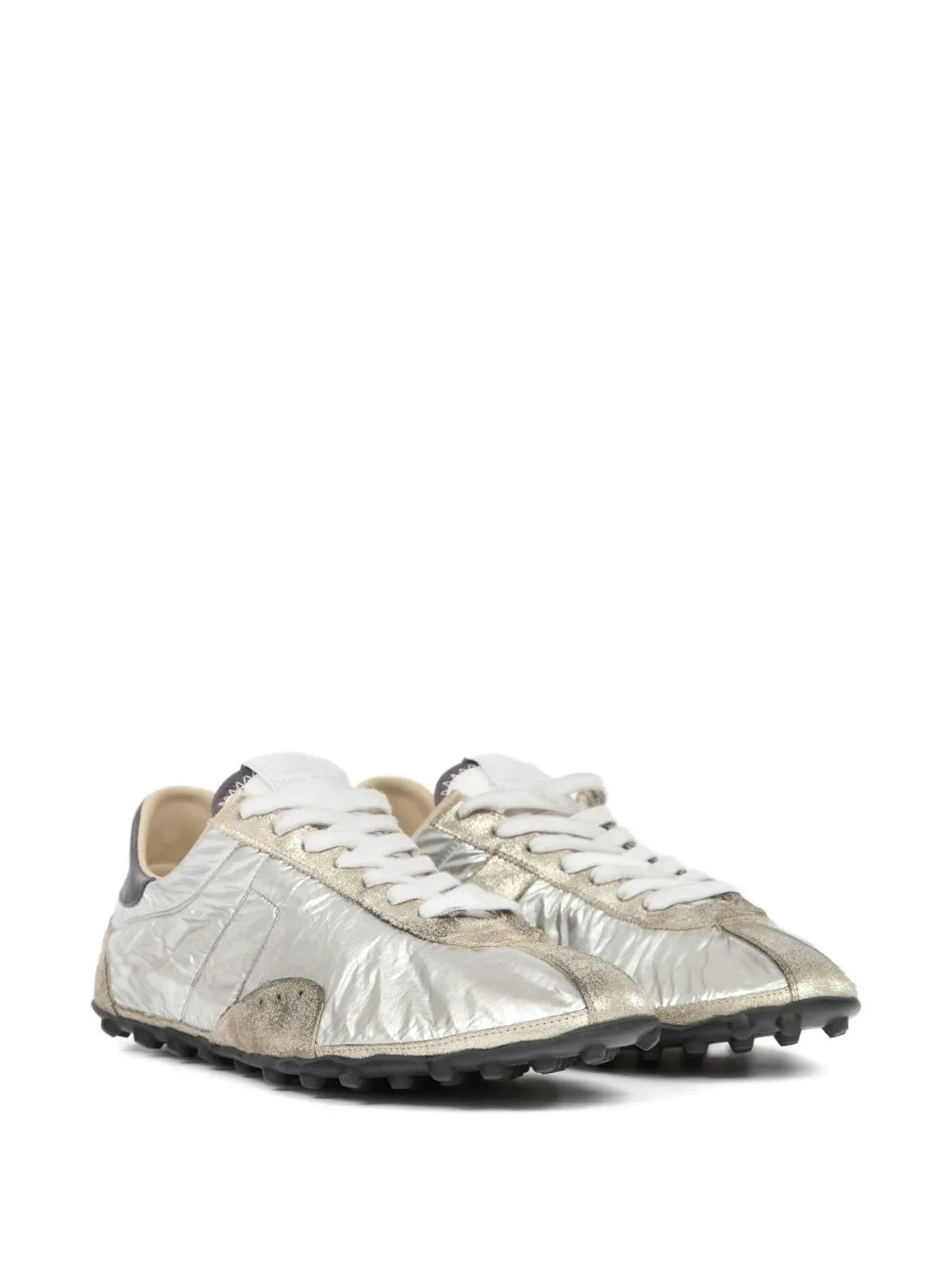 Maison Margiela Metallic Low-Top Sneakers