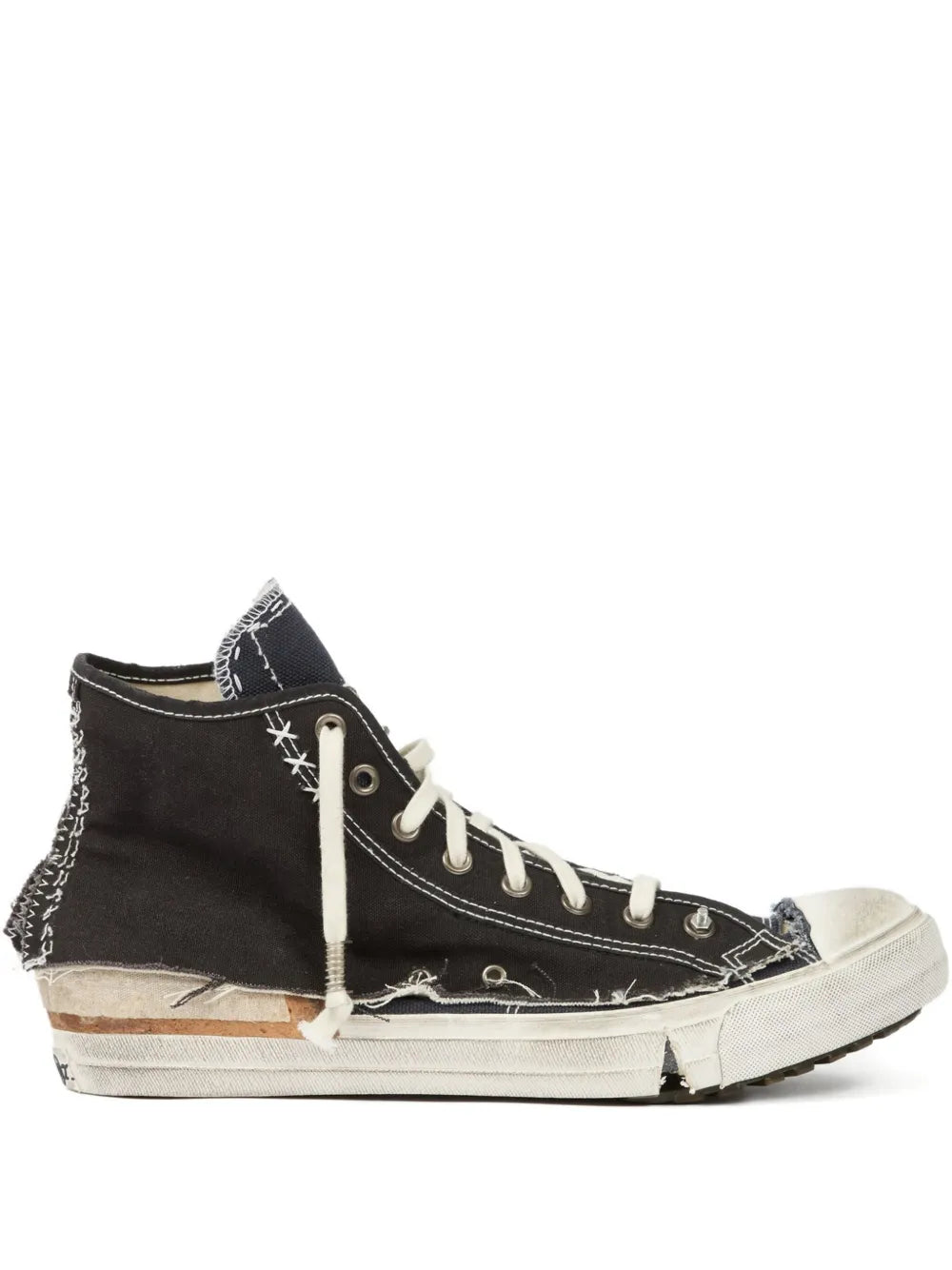 Maison Margiela Distressed High-Top Sneakers