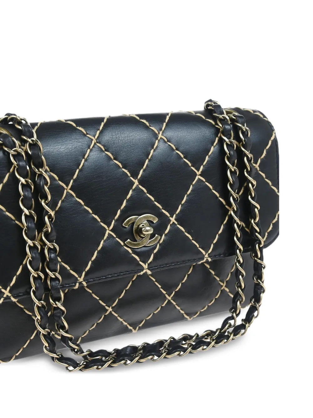 Pre-OwnedCHANEL Pre-Owned2000 Wild Stitch Single Flap shoulder bag