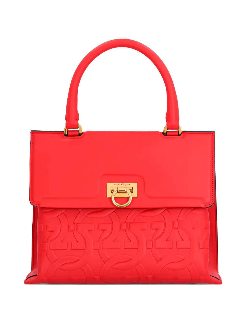 Ferragamoembossed-leather shoulder bag