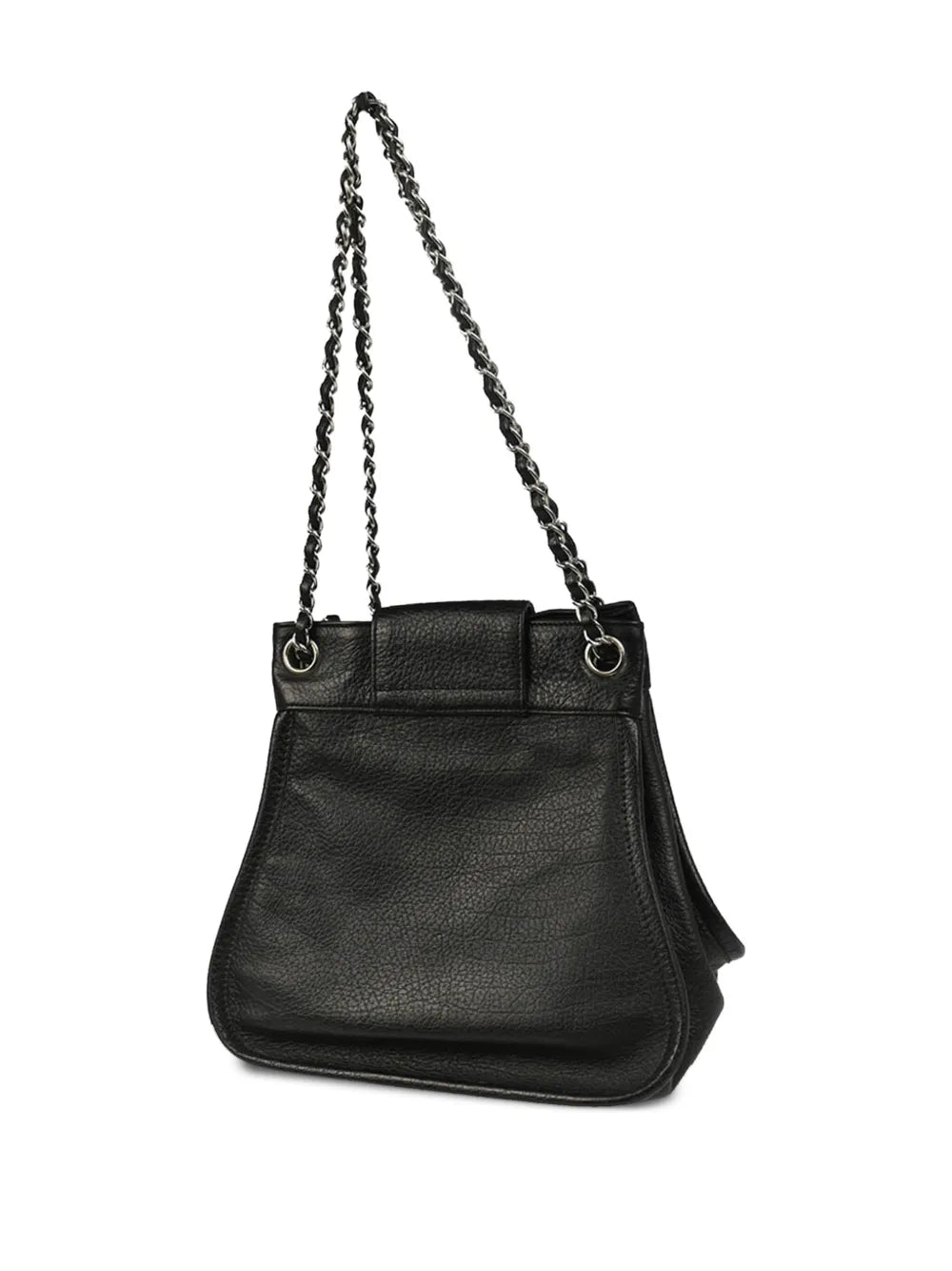 Pre-OwnedCHANEL Pre-Owned2003 grained-leather shoulder bag