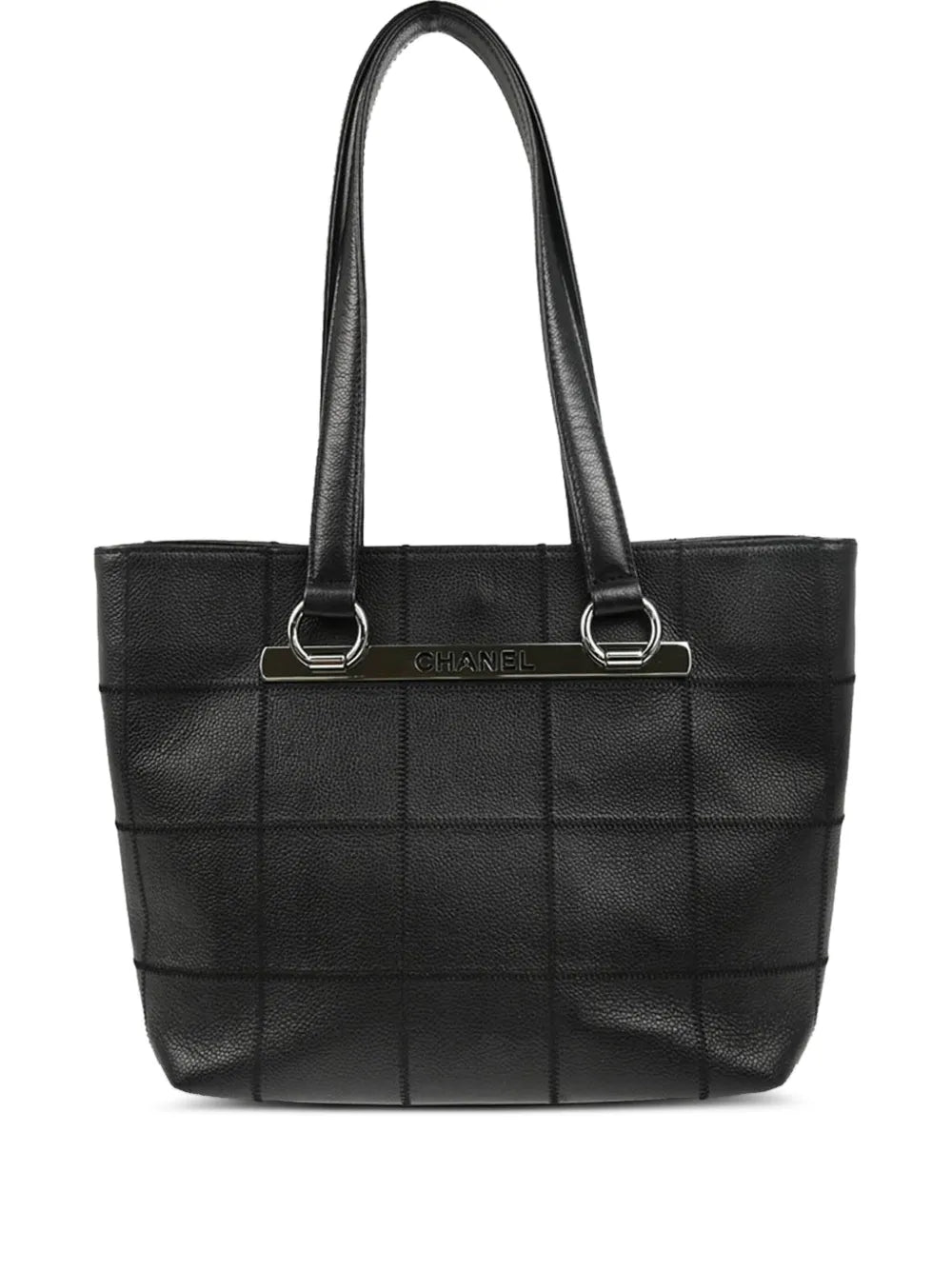 Pre-OwnedCHANEL Pre-Owned2006 Choco Bar-quilted tote bag