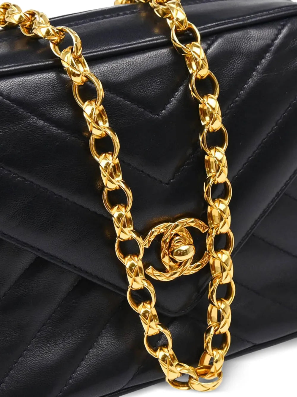 Pre-OwnedCHANEL Pre-Owned1992 V-stitch quilted mini bag