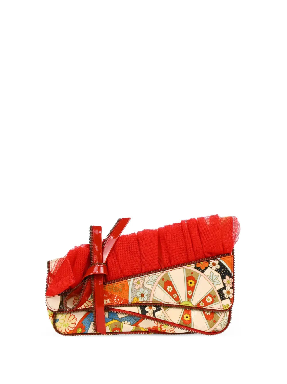 Pre-OwnedChristian Dior Pre-Owned2001 embroidered saddle clutch