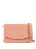Pre-OwnedCHANEL Pre-Owned2003 caviar-leather shoulder bag