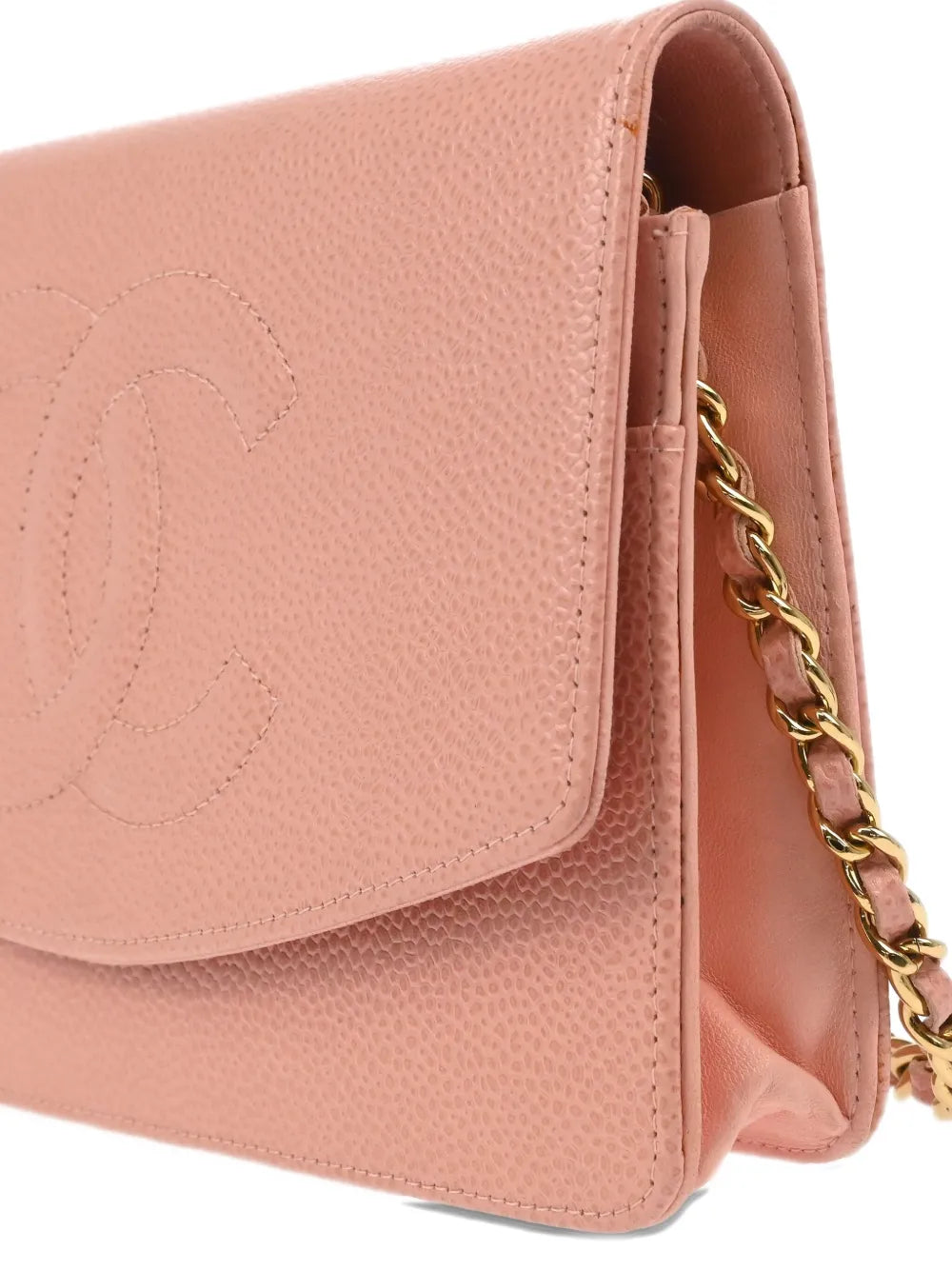 Pre-OwnedCHANEL Pre-Owned2003 caviar-leather shoulder bag