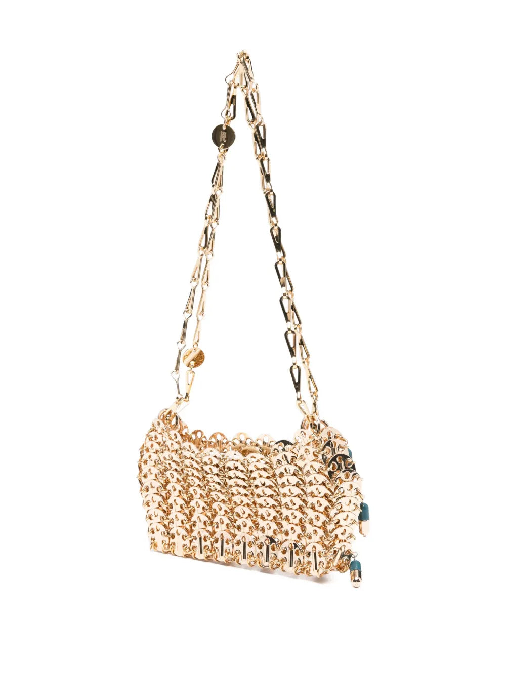 Rabannepill-charm chain shoulder bag