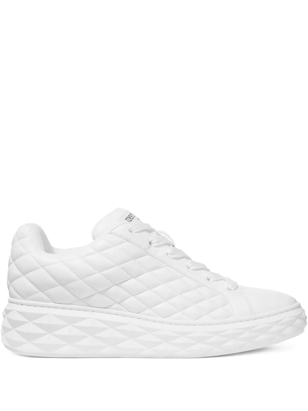 Jimmy Choo Quilted Lace-Up Sneakers