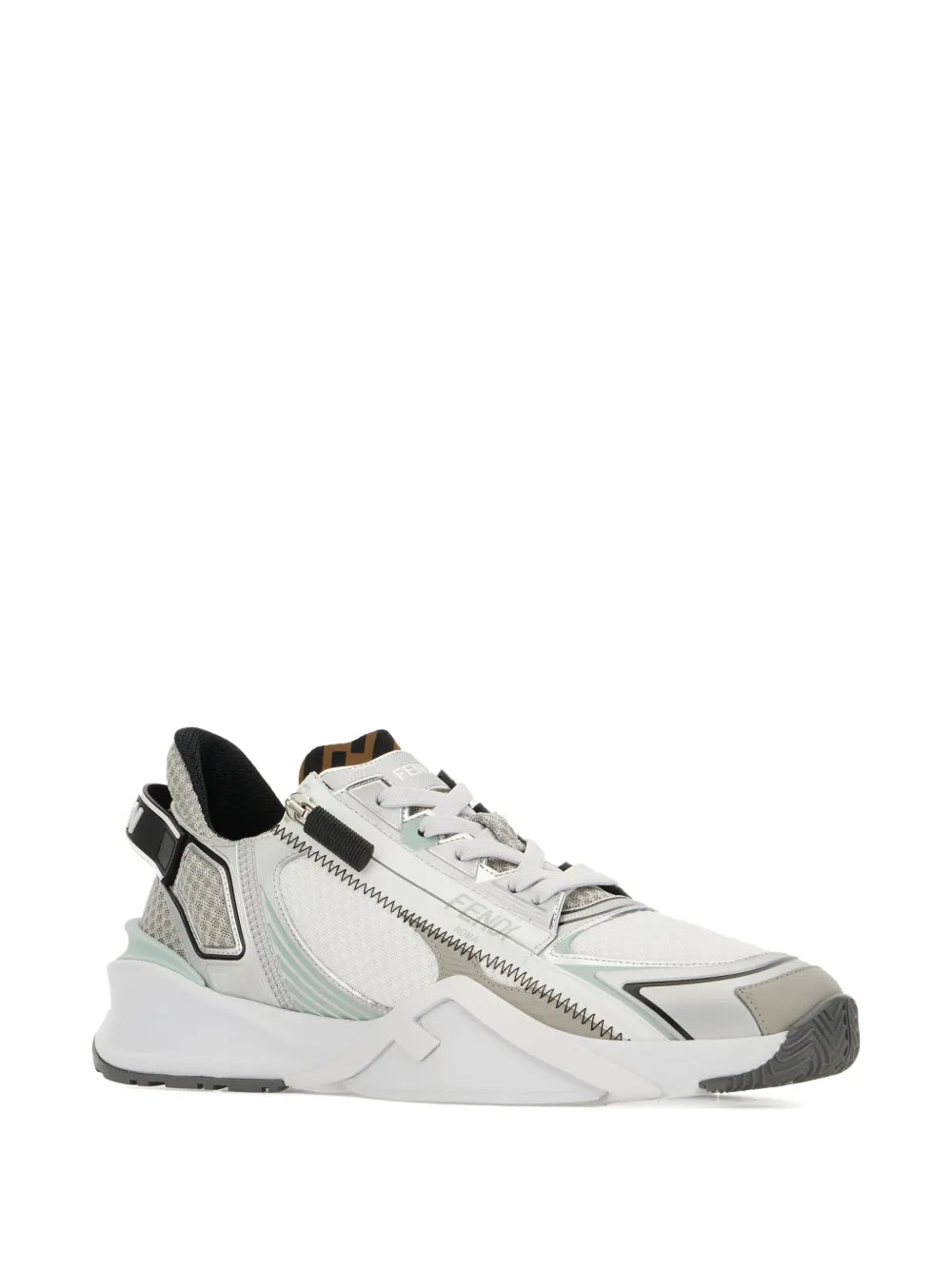 Fendi Flow Leather Sneakers