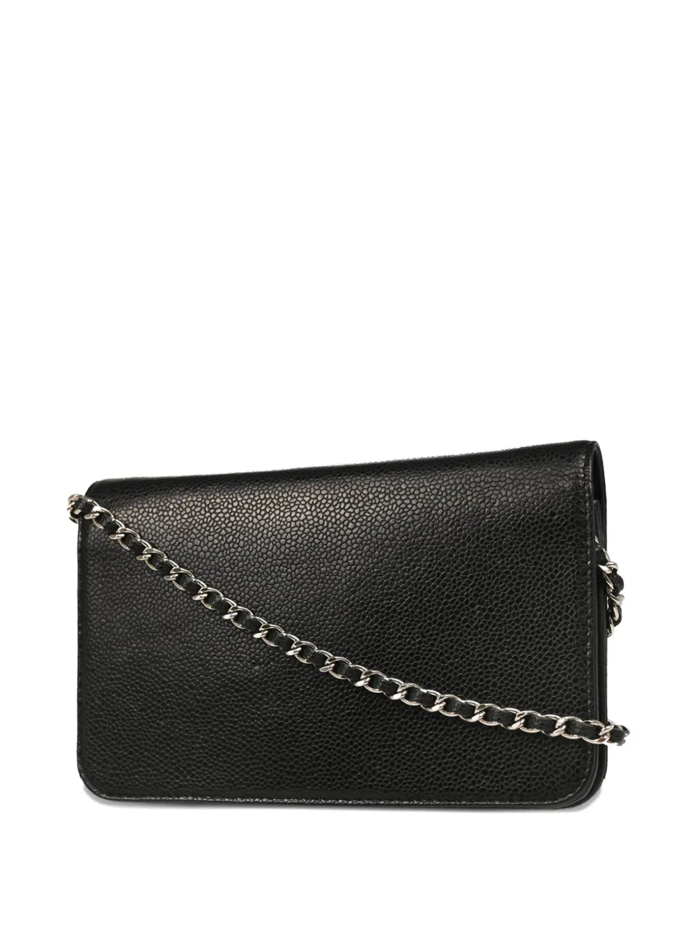 Pre-OwnedCHANEL Pre-Ownedlogo-engraved leather crossbody bag