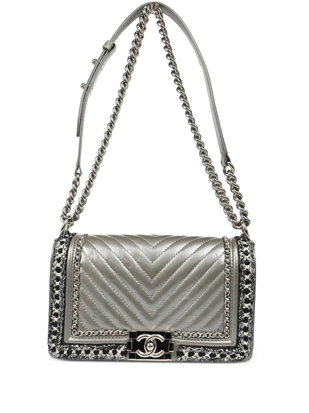 Pre-OwnedCHANEL Pre-Owned2017 medium Boy shoulder bag