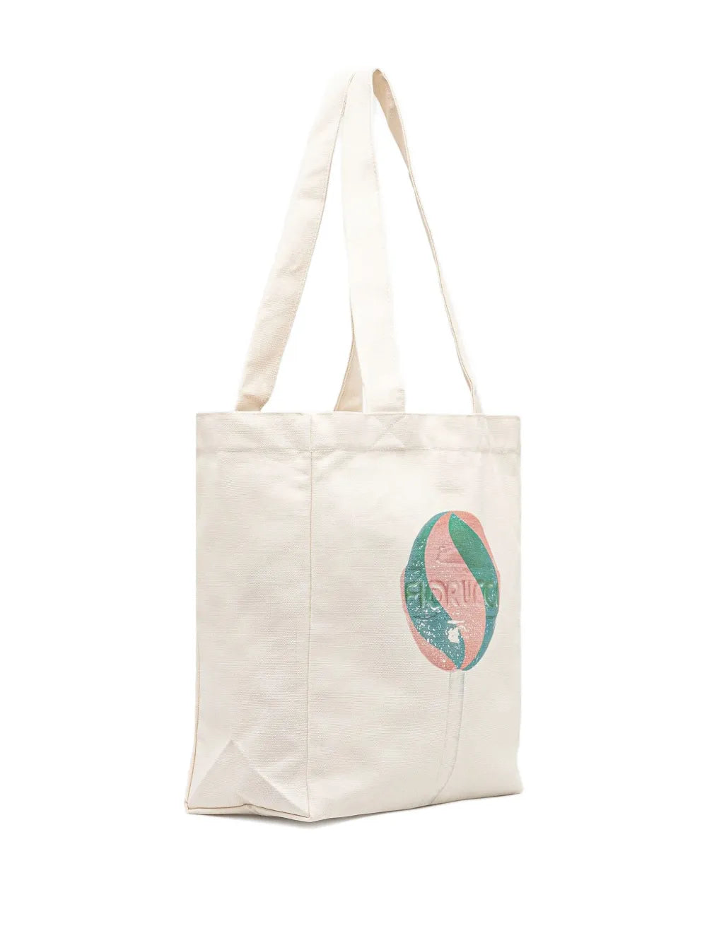 FiorucciLollipop Print Canvas tote bag