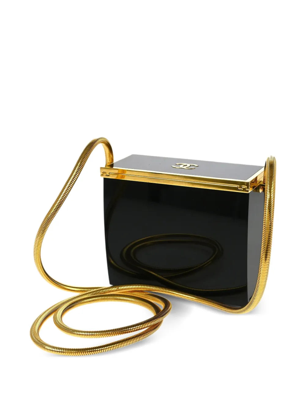 Pre-OwnedCHANEL Pre-Owned1997 mini Lucite Minaudie shoulder bag