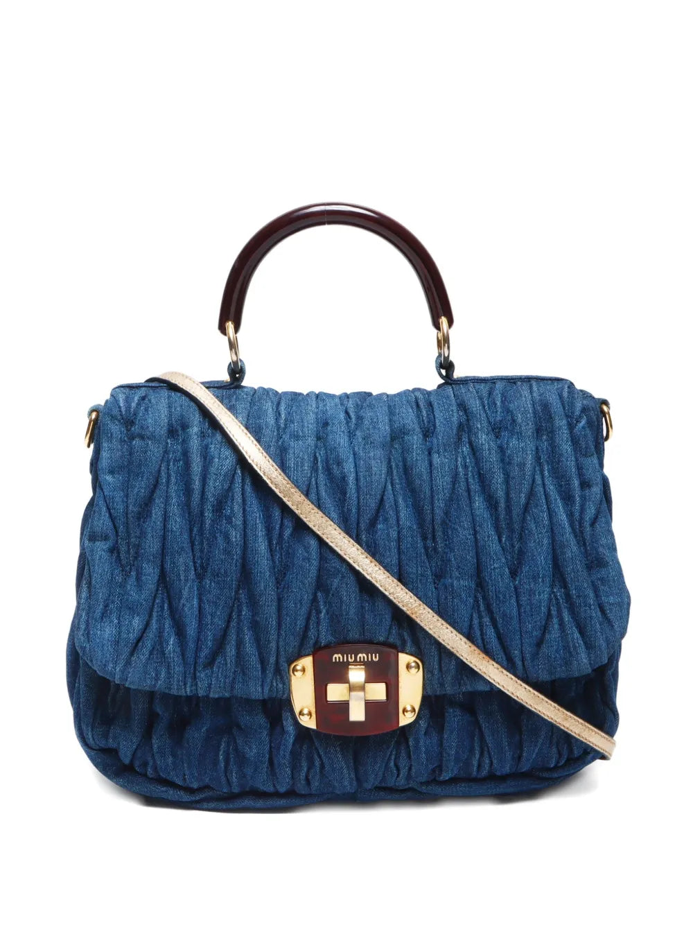 Pre-OwnedMiu Miu Pre-Owned2000-2015 matelassé two-way handbag