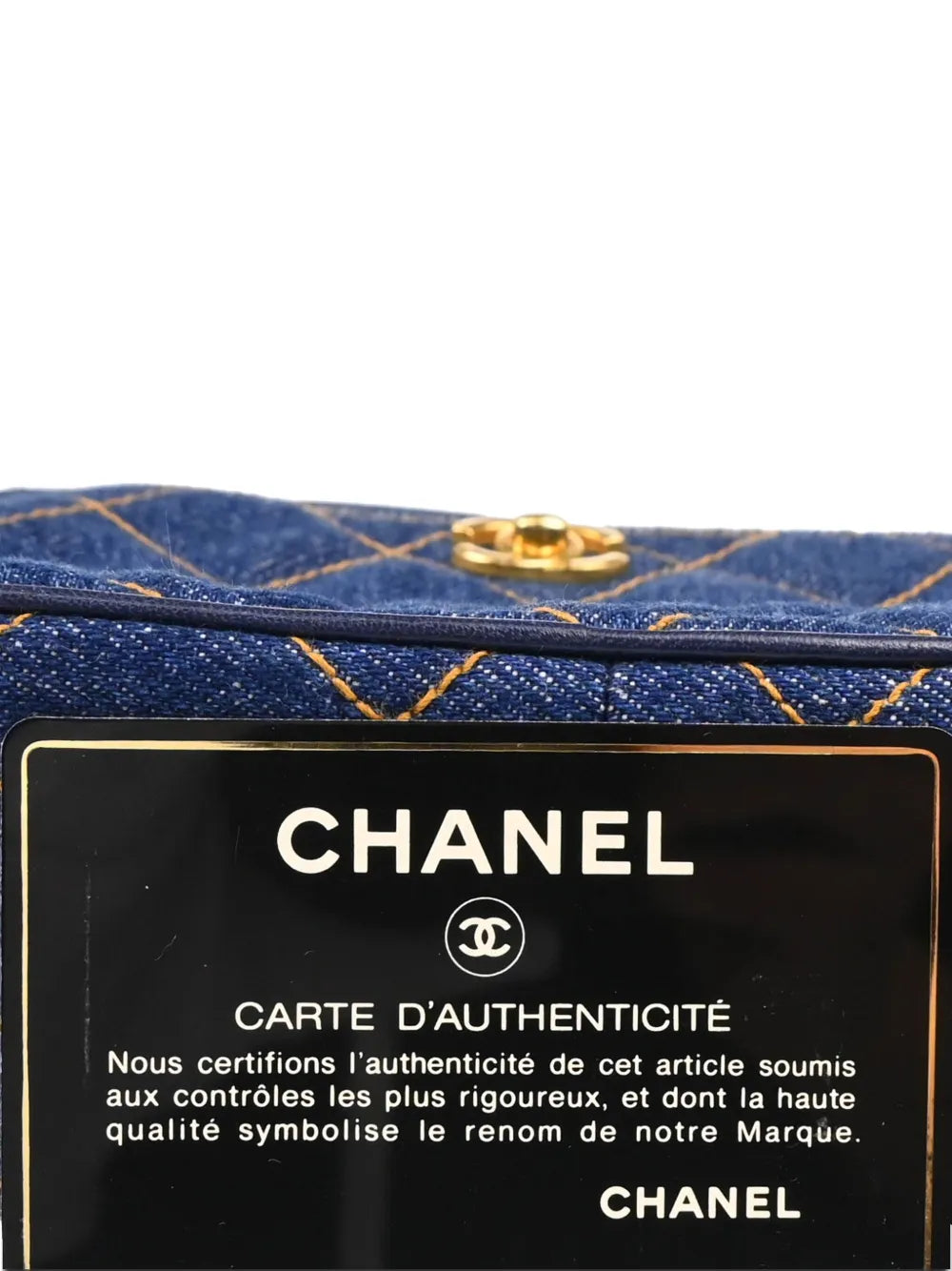 Pre-OwnedCHANEL Pre-Owned1997 denim shoulder bag