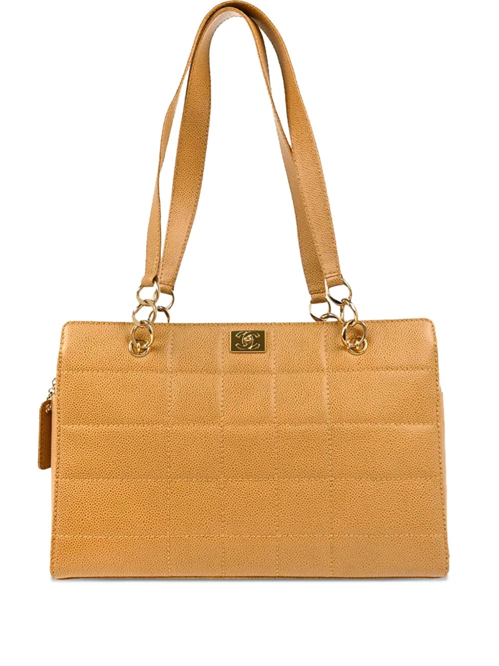 Pre-OwnedCHANEL Pre-Owned2002 Choco Bar shoulder bag