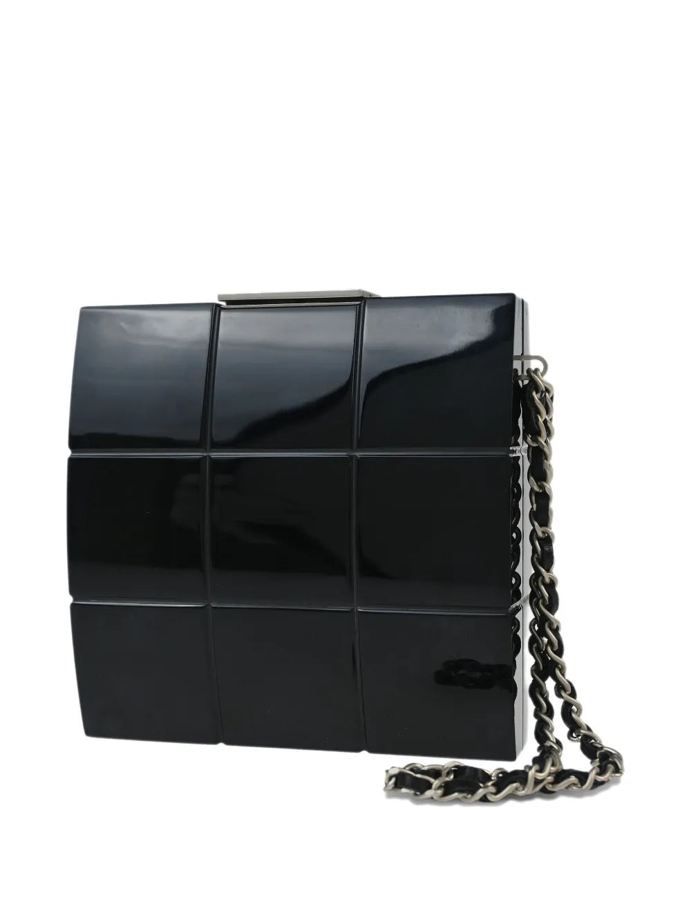 Pre-OwnedCHANEL Pre-Owned2002 Choco Bar clutch bag