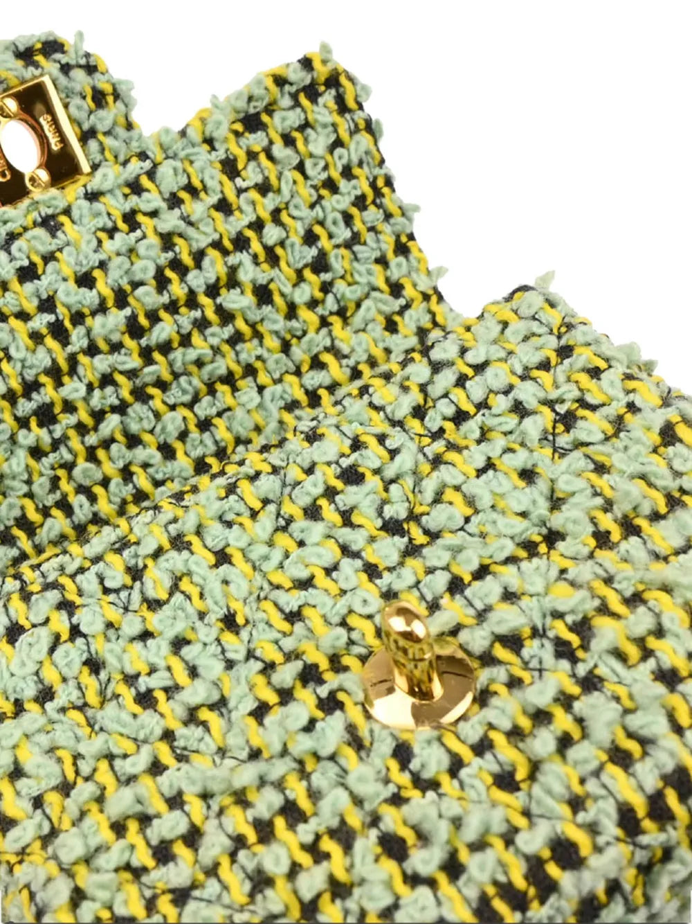 Pre-OwnedCHANEL Pre-Owned1992 micro tweed Kelly handbag
