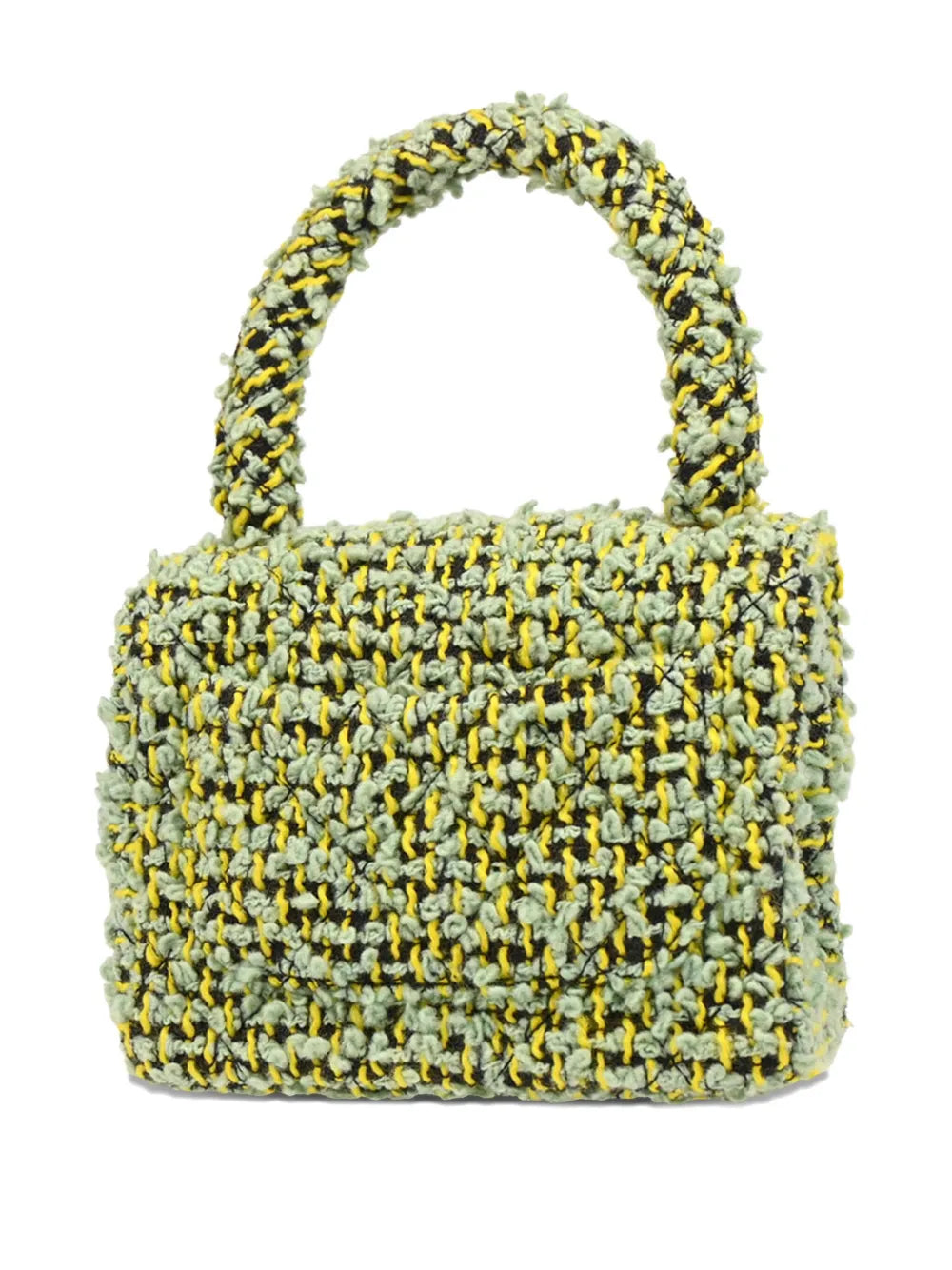 Pre-OwnedCHANEL Pre-Owned1992 micro tweed Kelly handbag