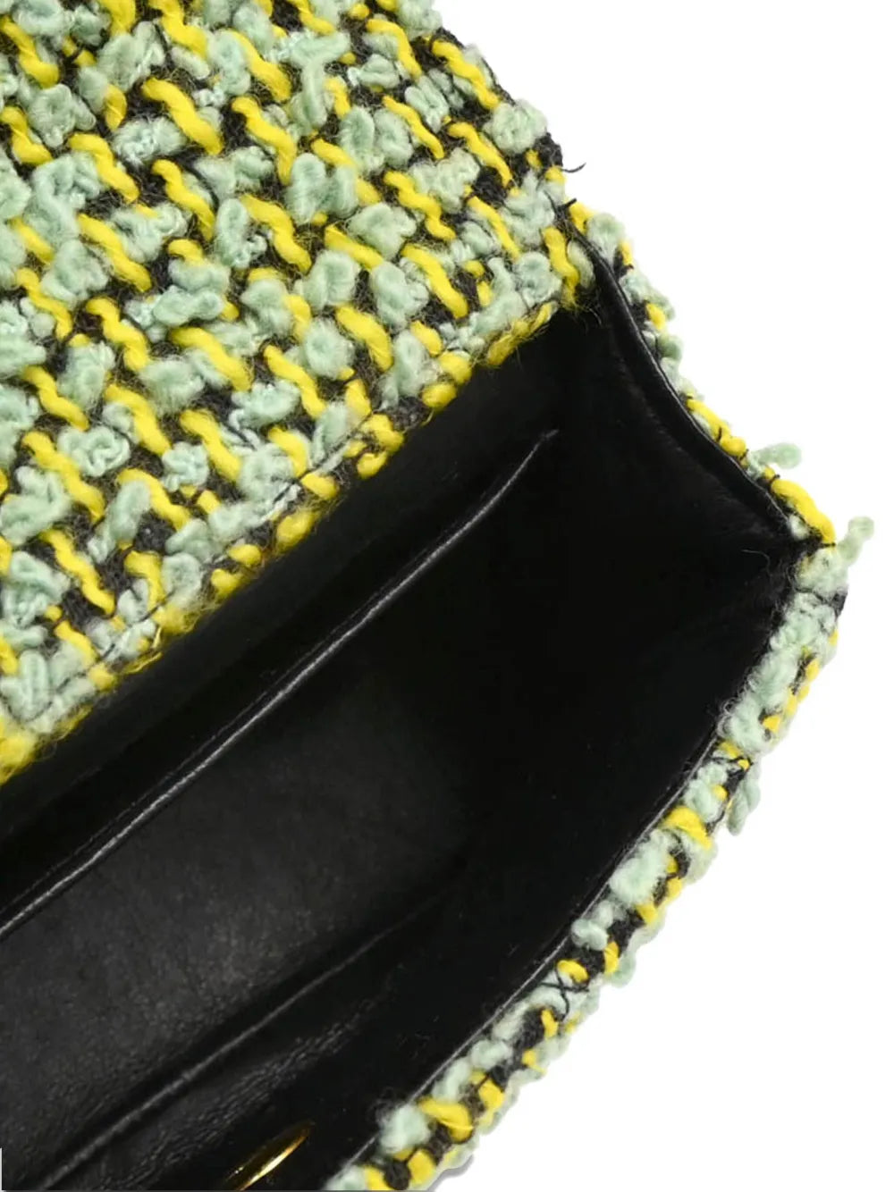 Pre-OwnedCHANEL Pre-Owned1992 micro tweed Kelly handbag