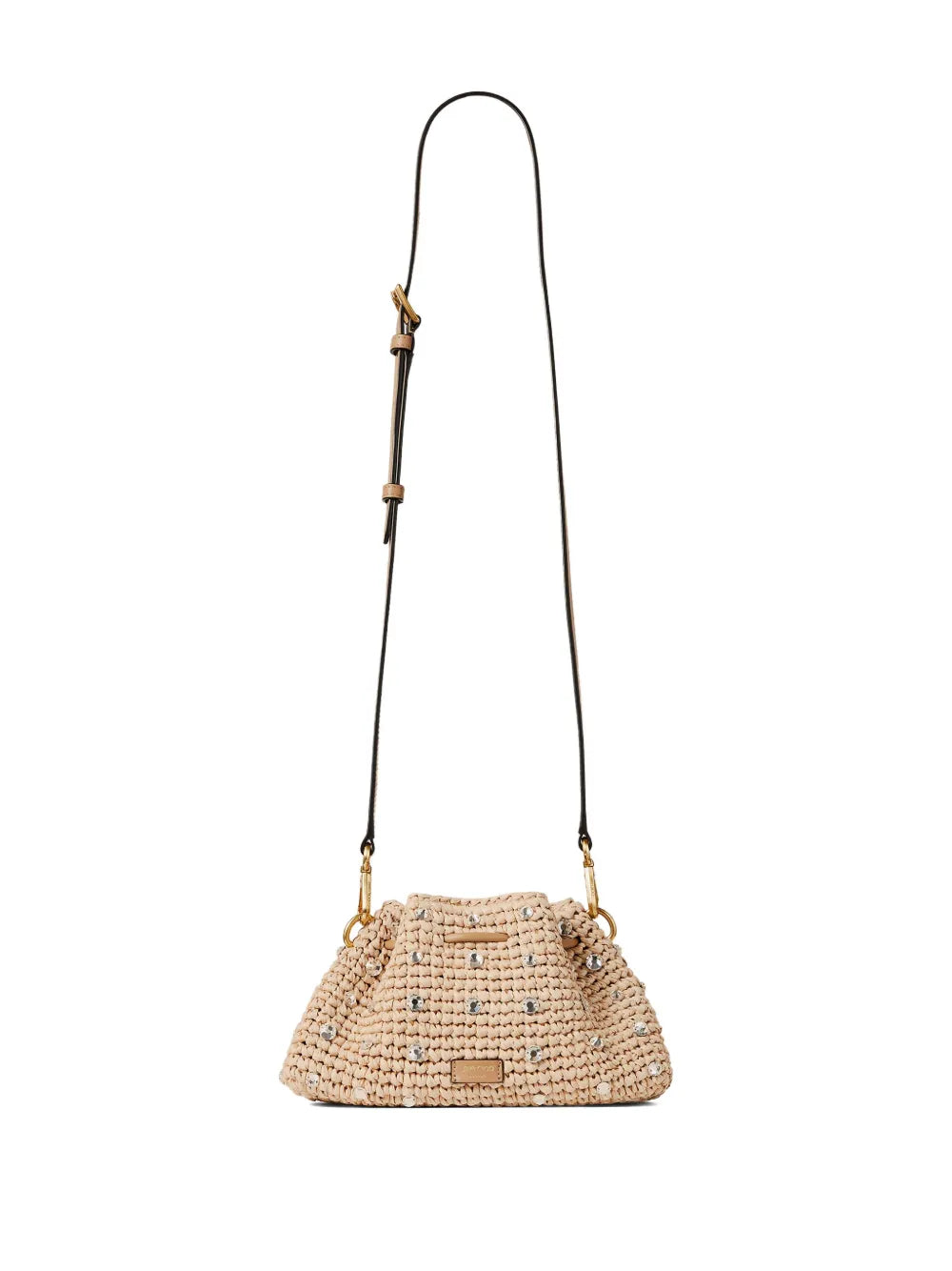 Jimmy ChooCinch S raffia shoulder bag