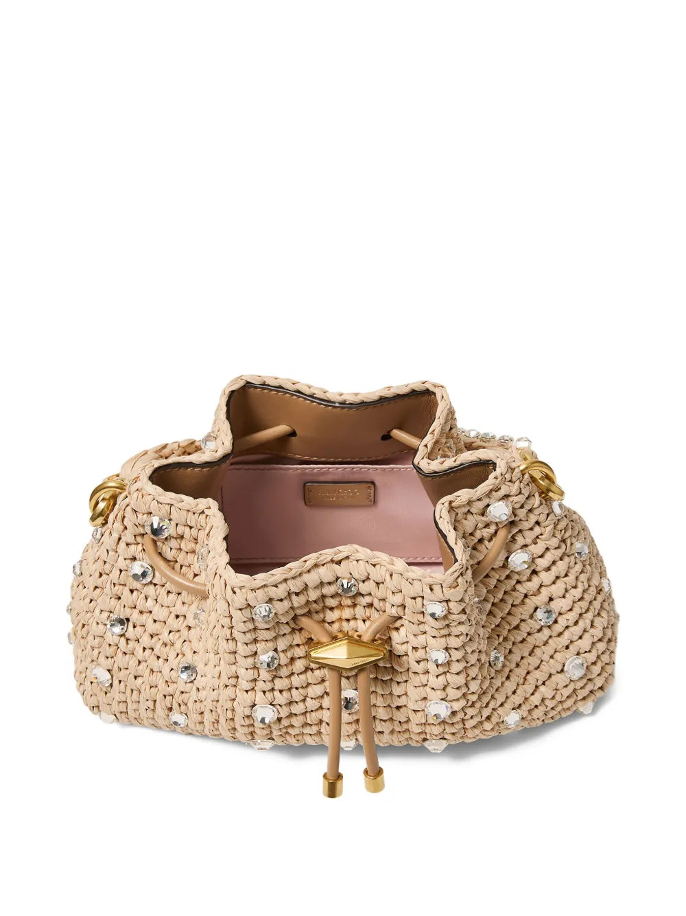 Jimmy ChooCinch S raffia shoulder bag