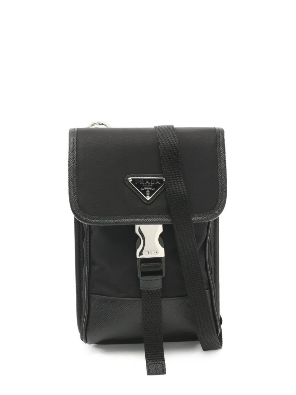 Pre-OwnedPrada Pre-Owned2020s enamel-triangle shoulder bag