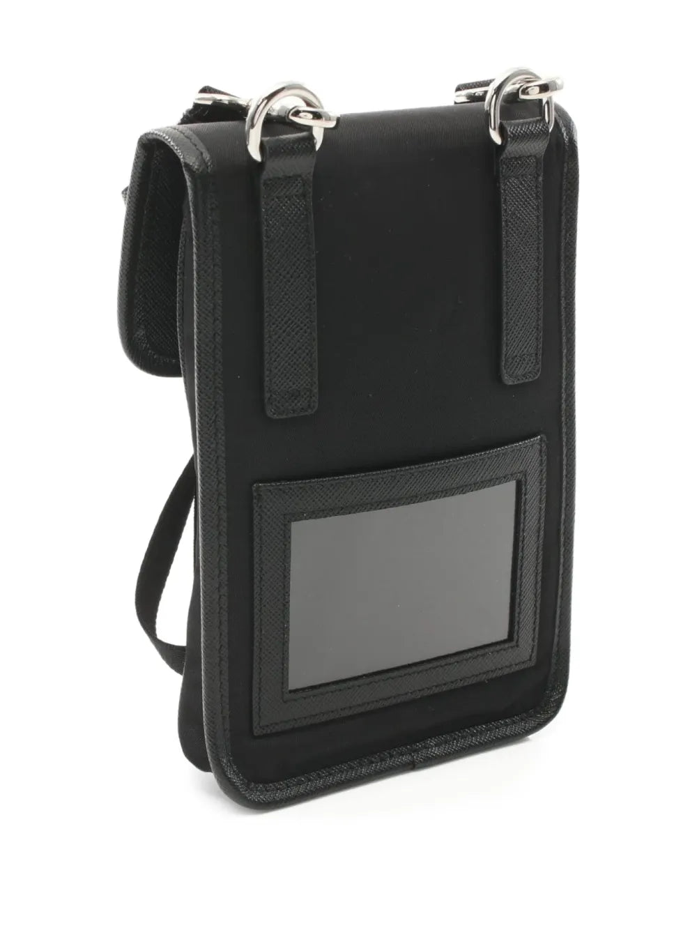 Pre-OwnedPrada Pre-Owned2020s enamel-triangle shoulder bag