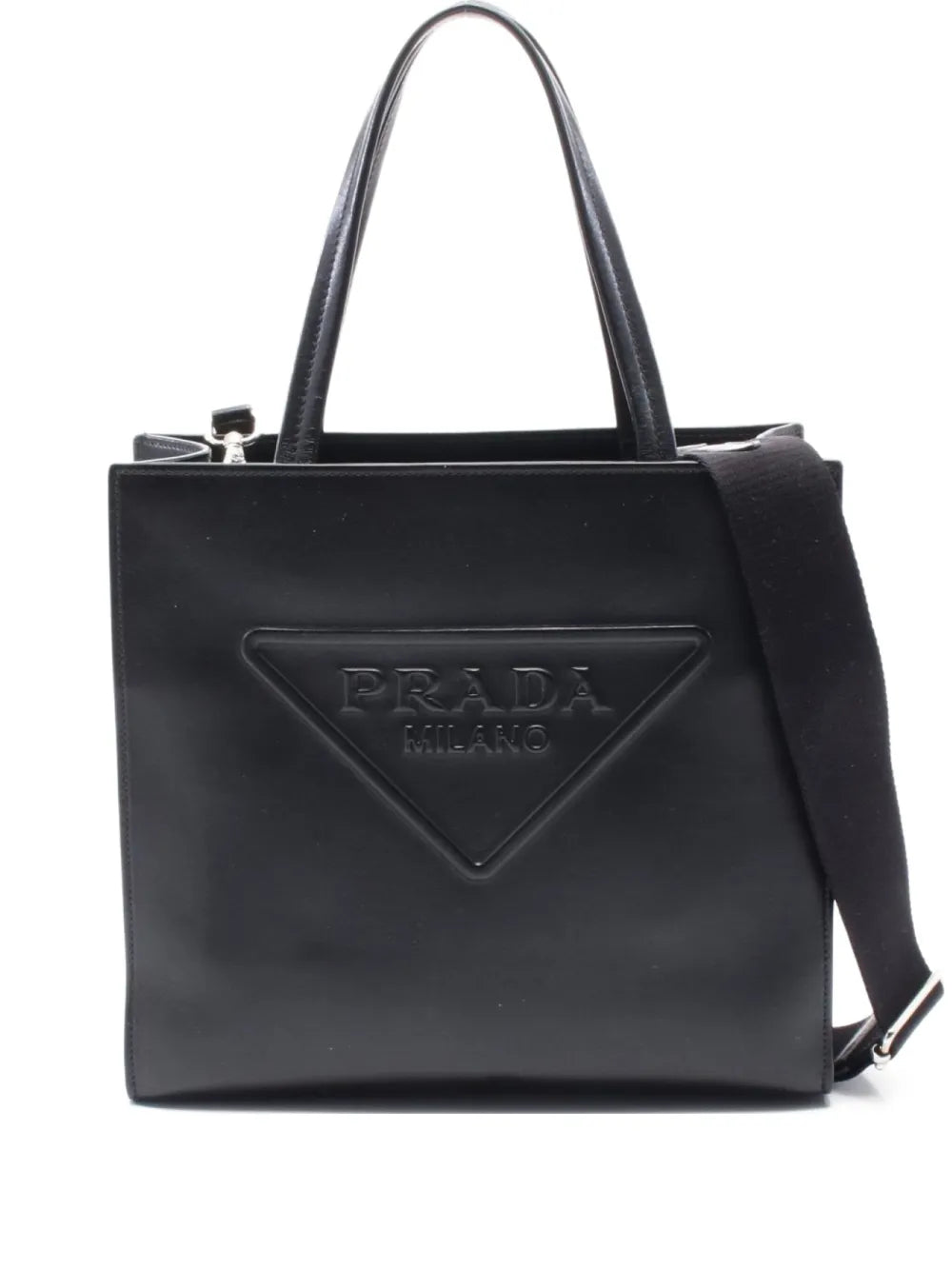 Pre-OwnedPrada Pre-Owned10's Logo Triangle tote bag