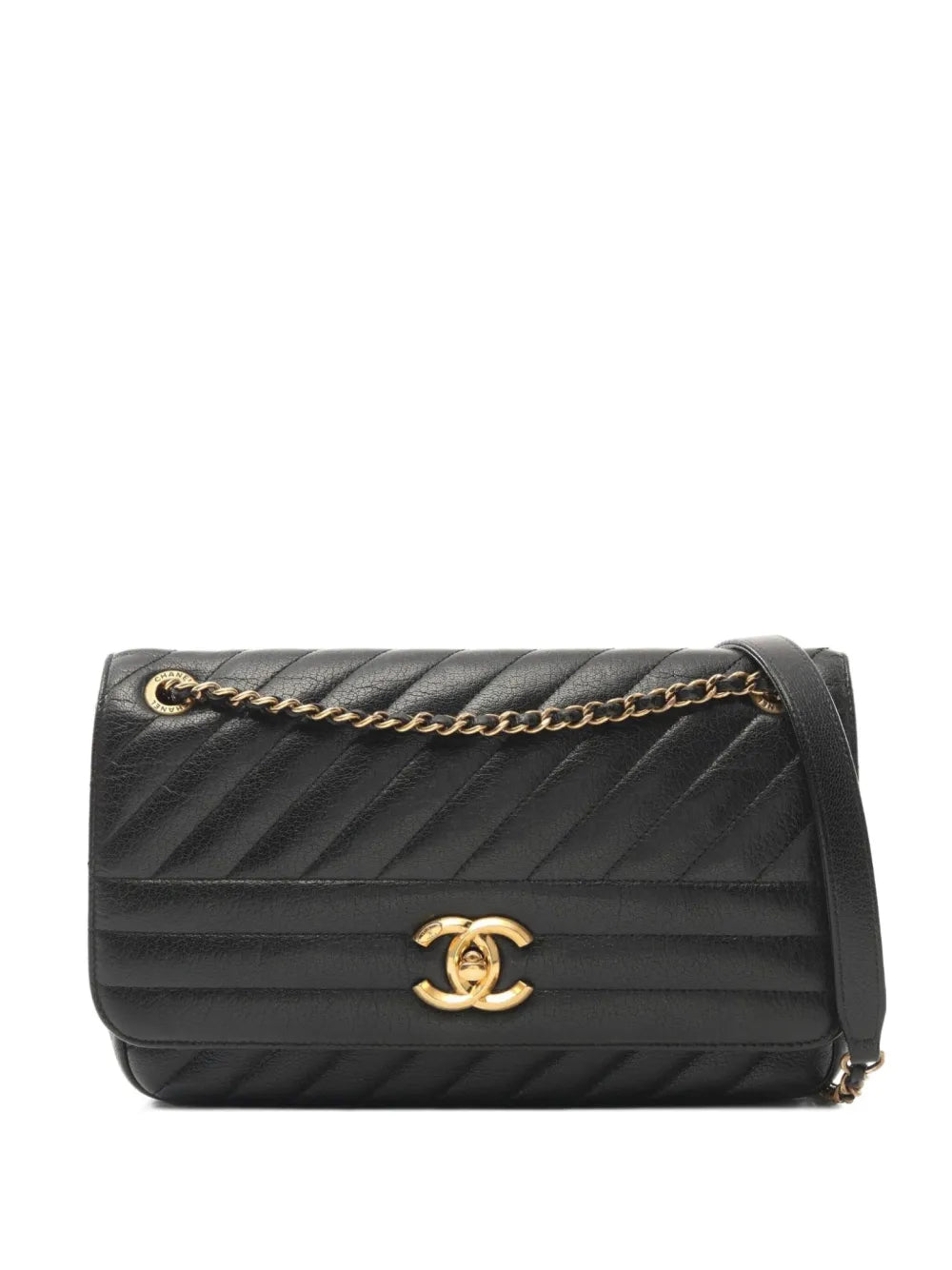 Pre-OwnedCHANEL Pre-Owned2016-2017 diagonal-quilted shoulder bag
