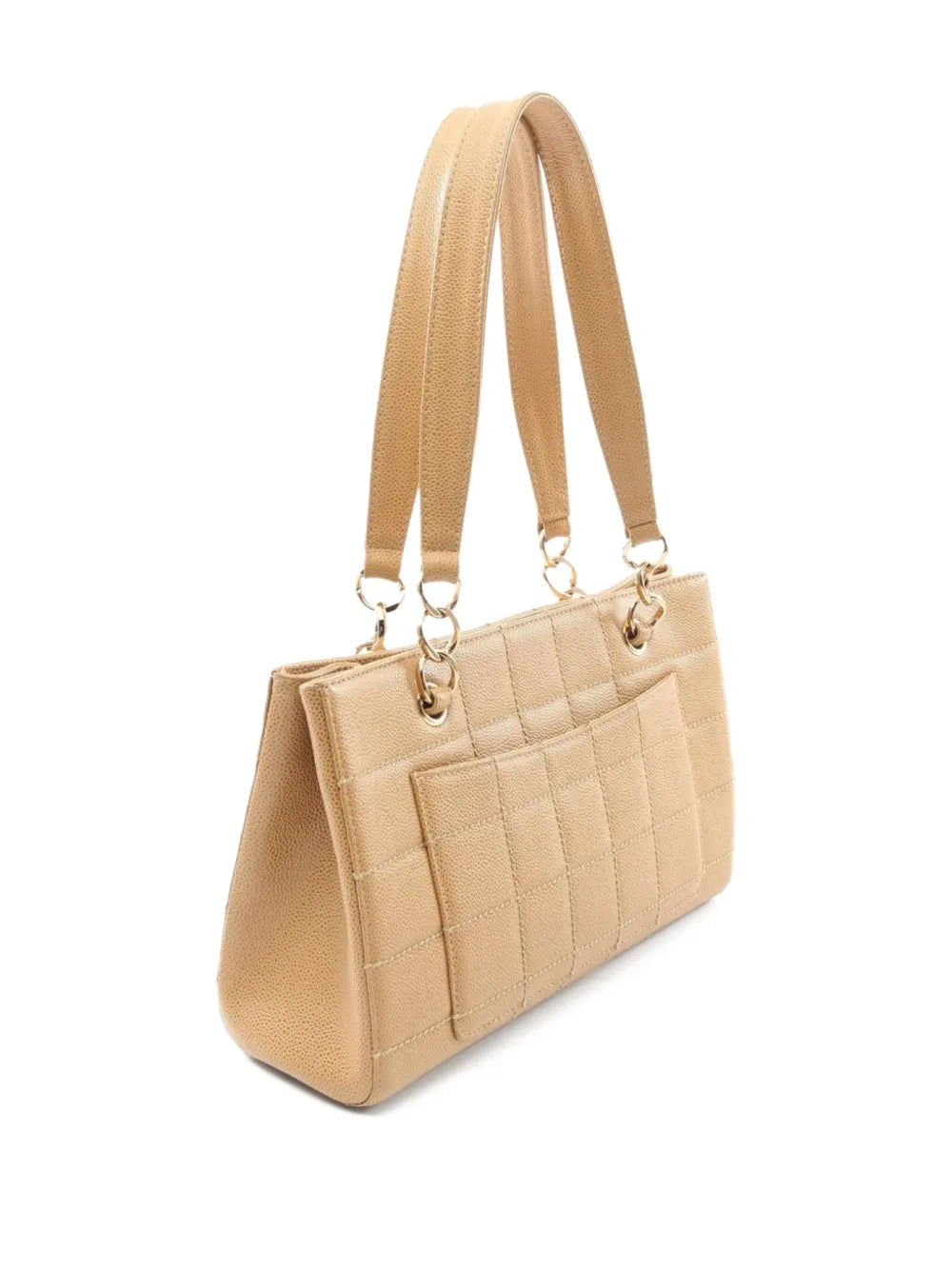 Pre-OwnedCHANEL Pre-Owned2002-2003 Chocolate Bar shoulder bag