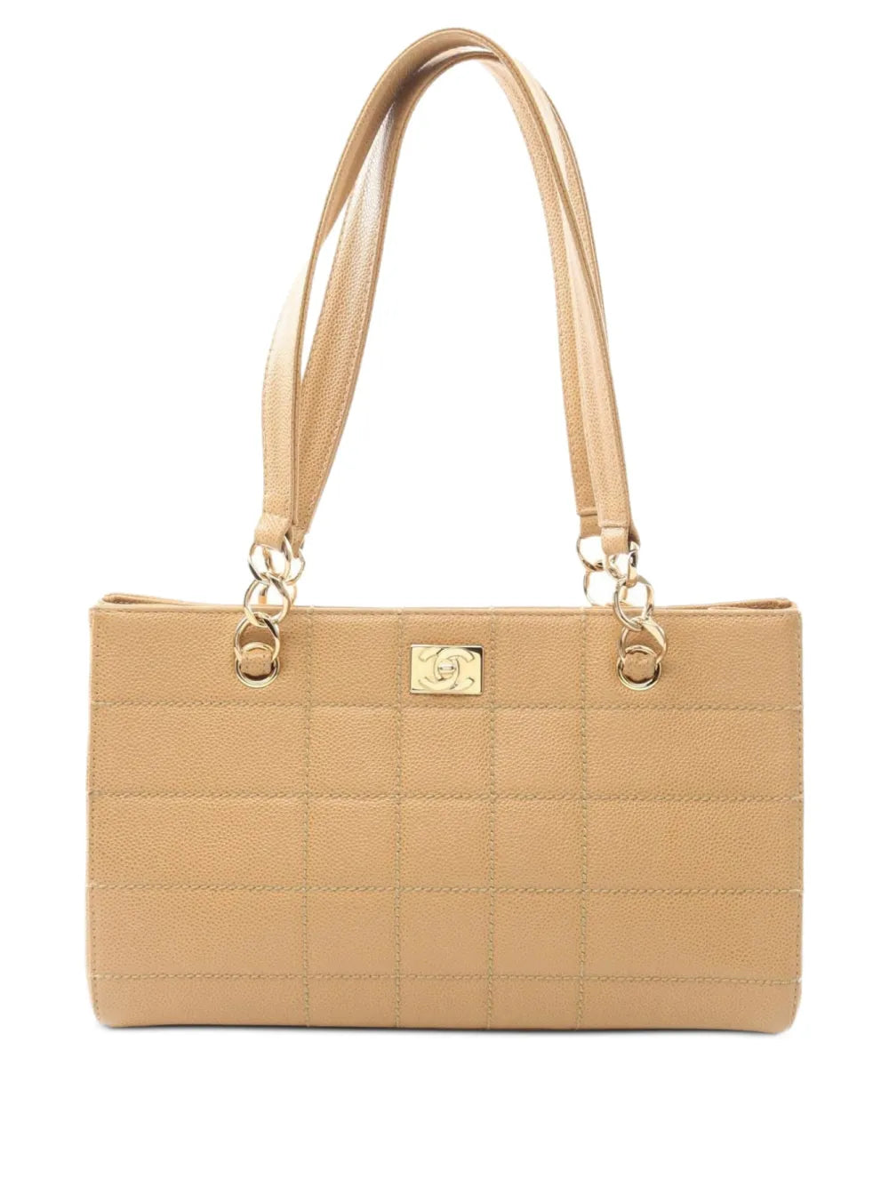 Pre-OwnedCHANEL Pre-Owned2002-2003 Chocolate Bar shoulder bag