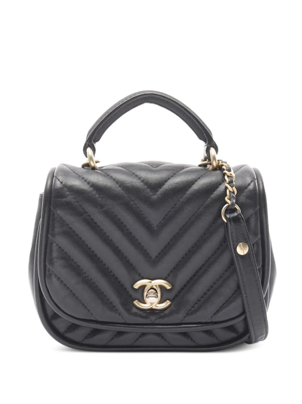 Pre-OwnedCHANEL Pre-Owned2017-2018 V-stitch quilted mini bag