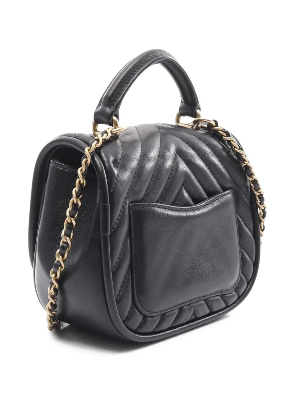 Pre-OwnedCHANEL Pre-Owned2017-2018 V-stitch quilted mini bag