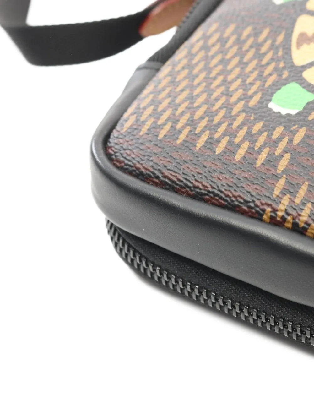Pre-OwnedLouis Vuitton Pre-Ownedx Nigo 2021's Damier Ebe phone pouch