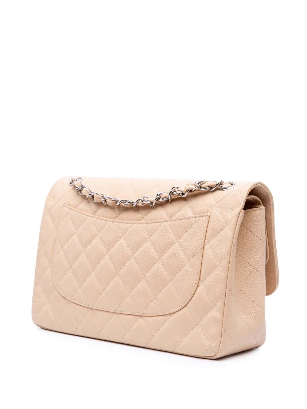 Pre-OwnedCHANEL Pre-Owned2012 Jumbo Classic Caviar Double Flap shoulder bag