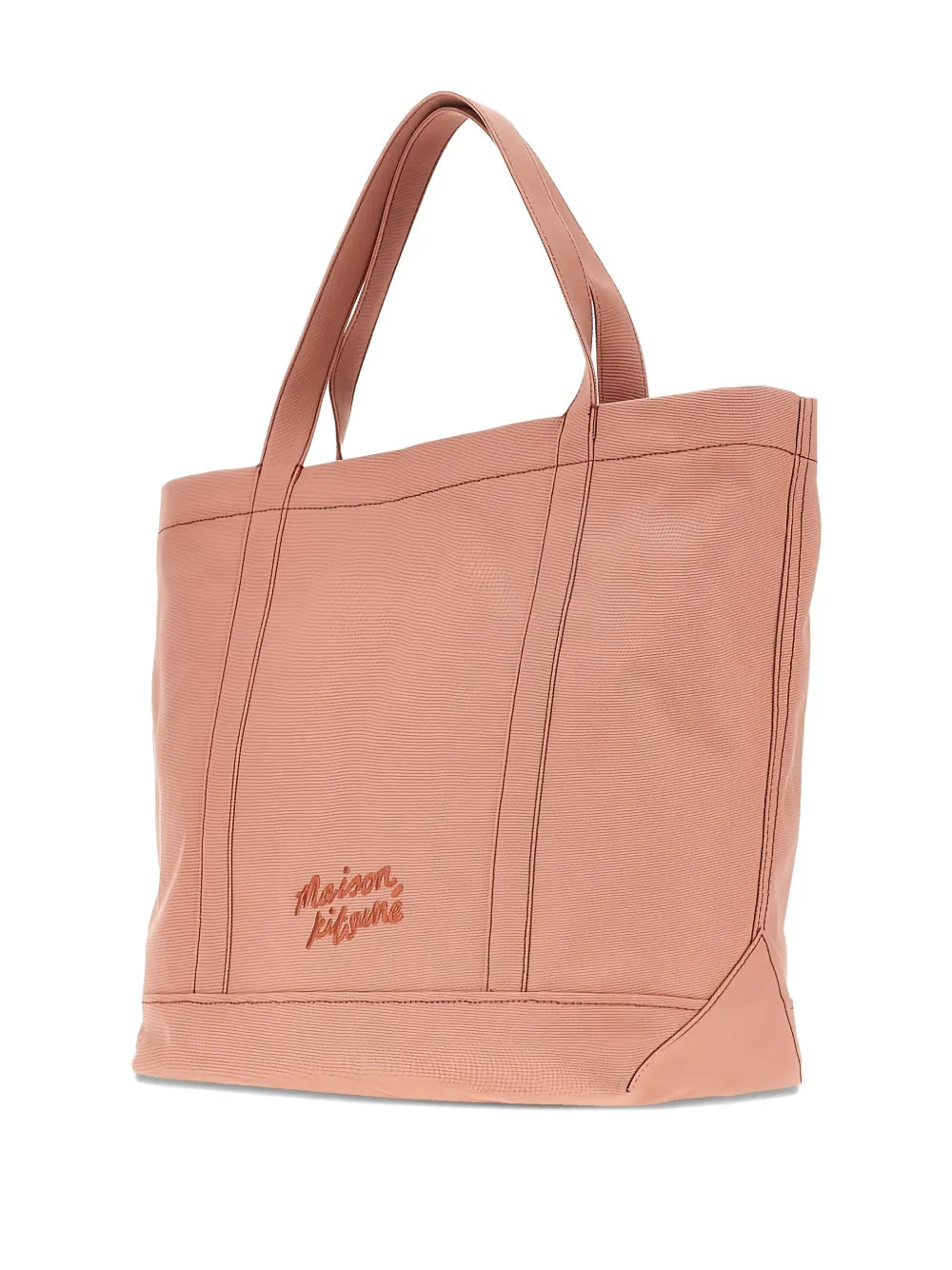 Maison Kitsun?arge Fox Head tote bag
