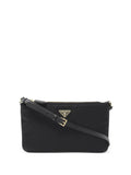 Pre-OwnedPrada Pre-Owned2020s logo plaque nylon clutch