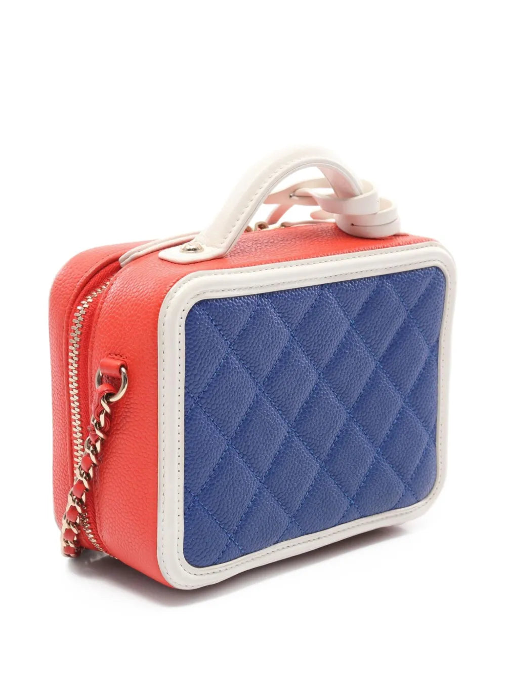 Pre-OwnedCHANEL Pre-Owned2019 CC Filigree two-way vanity bag