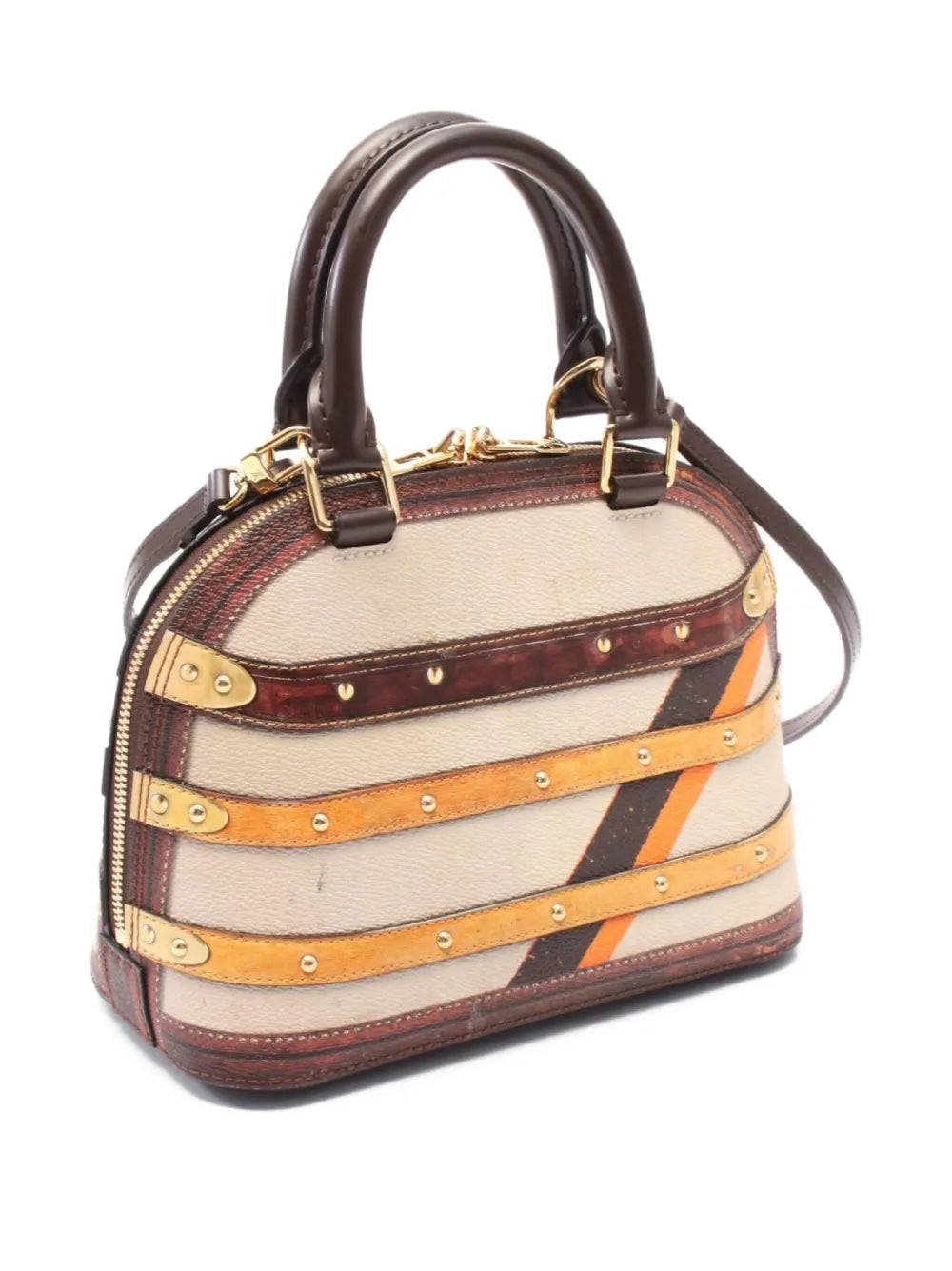 Pre-OwnedLouis Vuitton Pre-Owned2018 Alma BB Time Trunk two-way handbag
