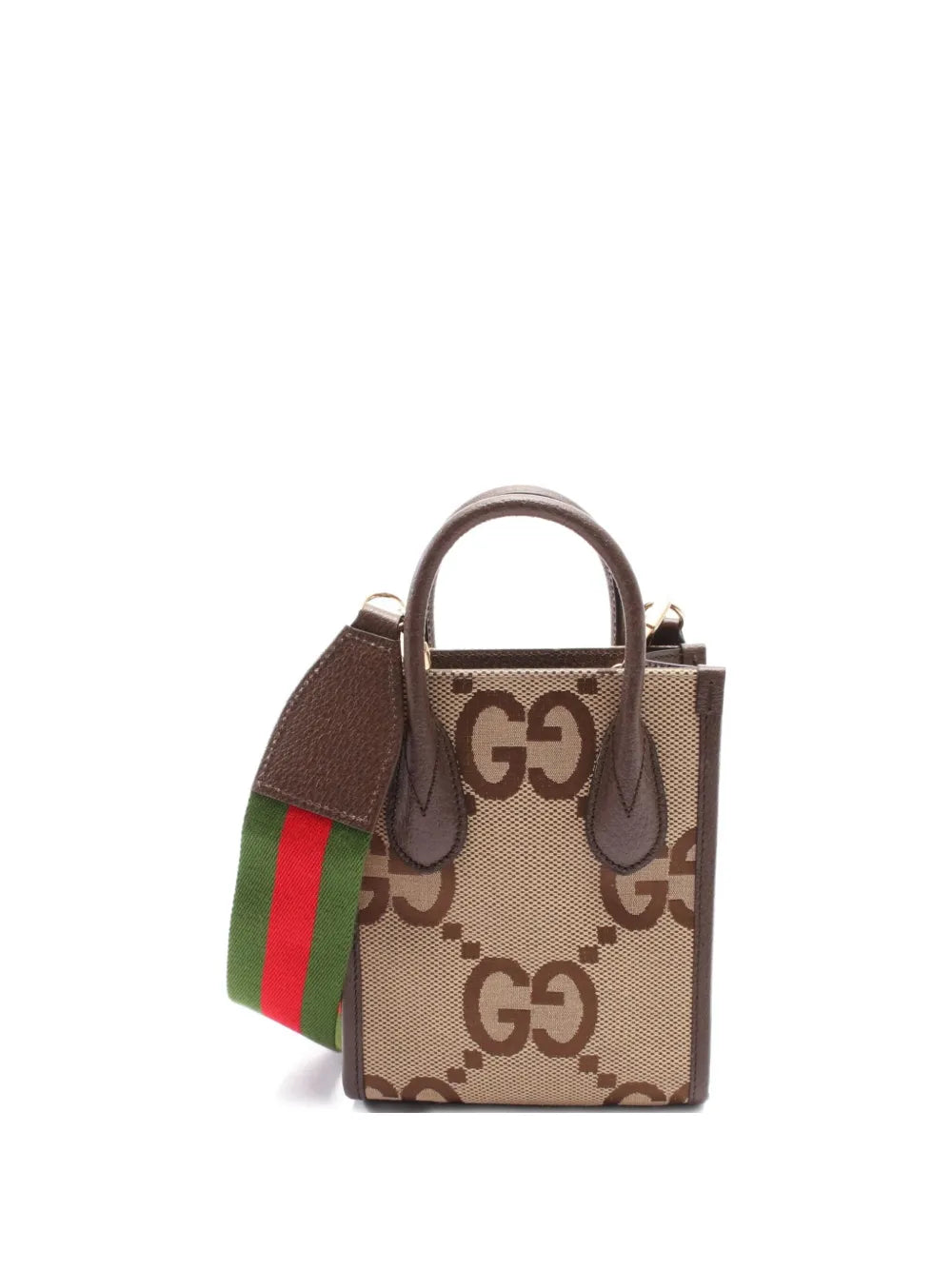 Pre-OwnedGucci Pre-Owned2010s Jumbo GG leather tote bag